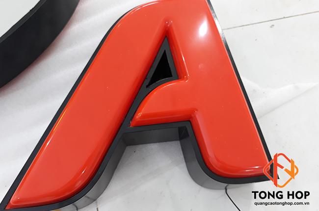 làm mẫu chữ inox sơn đẹp