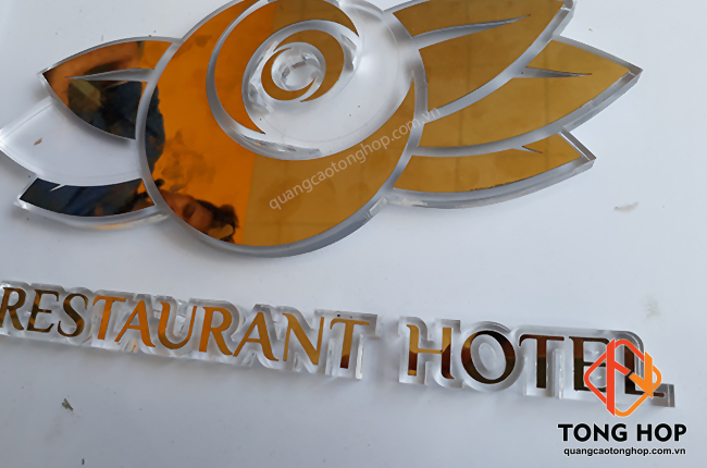 Nhung mau chu inox vang dan len mica trong 8mm