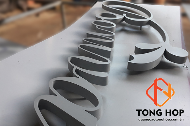 công ty nhận gia công chữ inox sơn giá rẻ tại tphcm