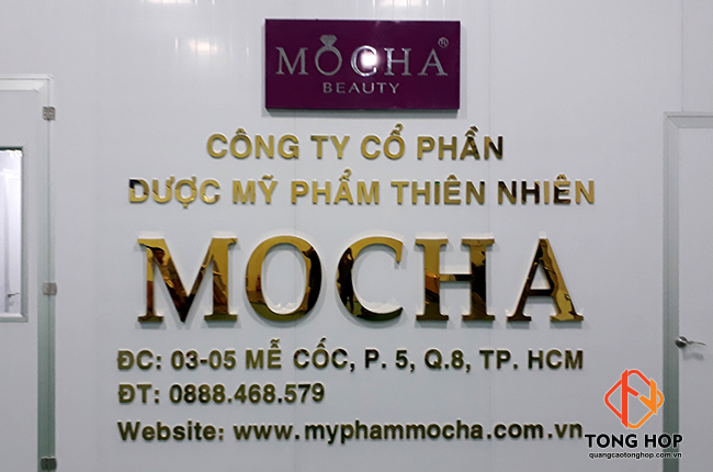 Công ty thiết kế và thi công bảng hiệu mỹ phẩm đẹp tại quận 8